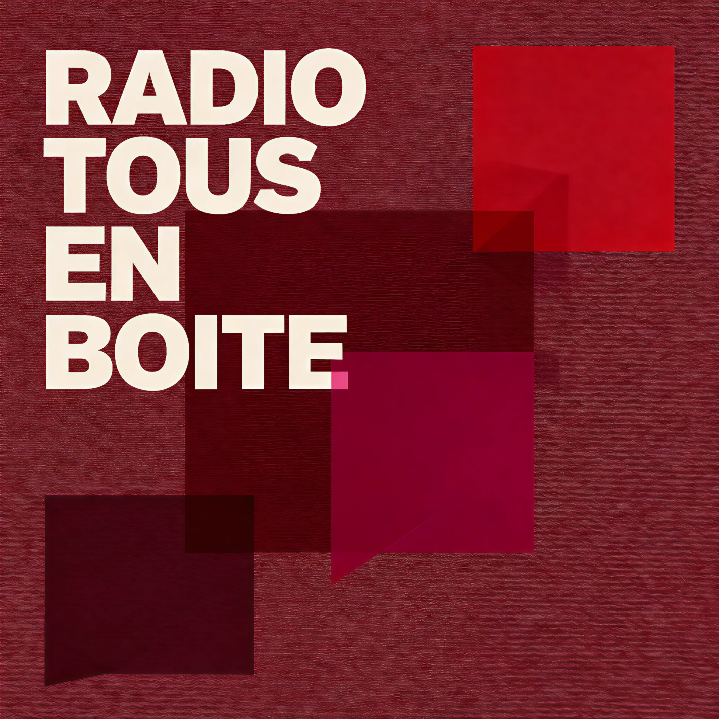 jaquette radio tous en boite